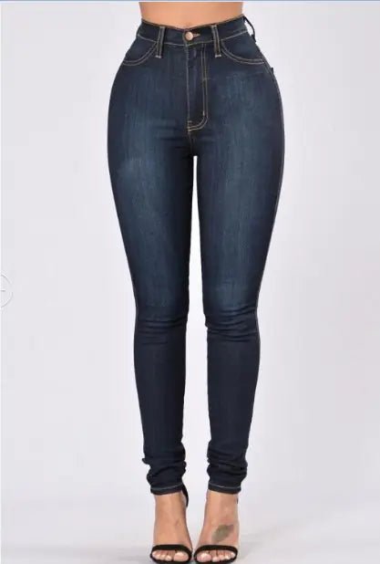 2020 Fashion Stretch Denim Skinny Pants for Women - Dakdouksson