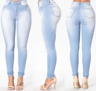 2020 Fashion Stretch Denim Skinny Pants for Women - Dakdouksson