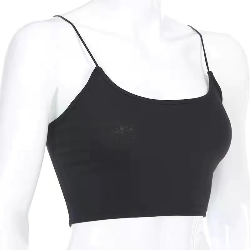 2020 Spring Women's Sexy Letter Embroidery Tank Top - Dakdouksson