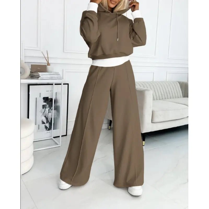 2023 Autumn Winter Women's Hoodie Two - Piece Set - Dakdouksson