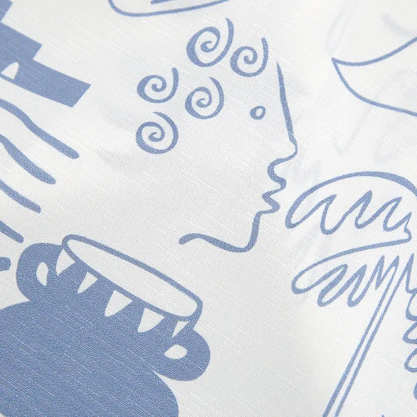 2023 Spring Summer Women's Printed Two - Piece Pajamas Set - Dakdouksson