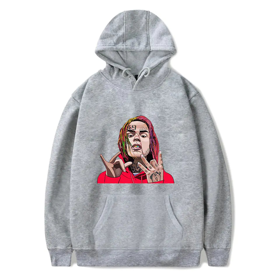 6ix9ine Hoodie - Hip Hop Fashion Sweatshirt