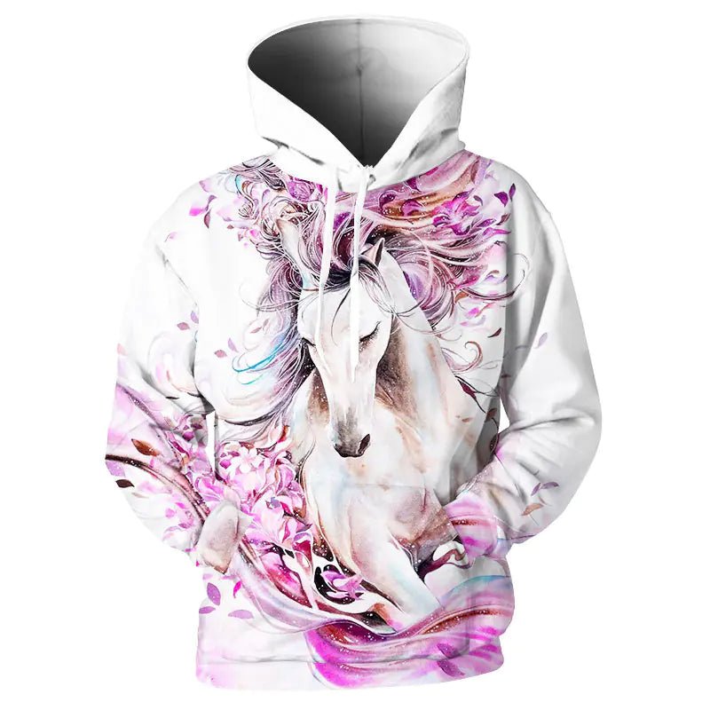 3D Digital Print Hoodie - Stylish and Trendy - Dakdouksson