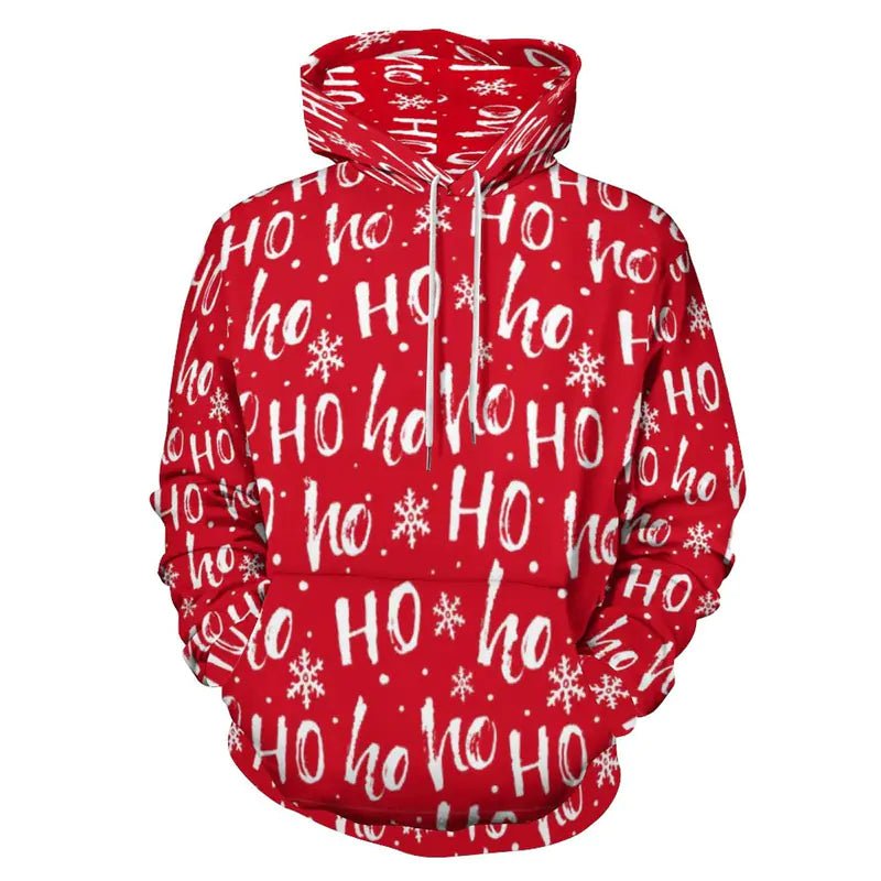 3D Snowflake Hoodie Pullover for Men and Women - Dakdouksson