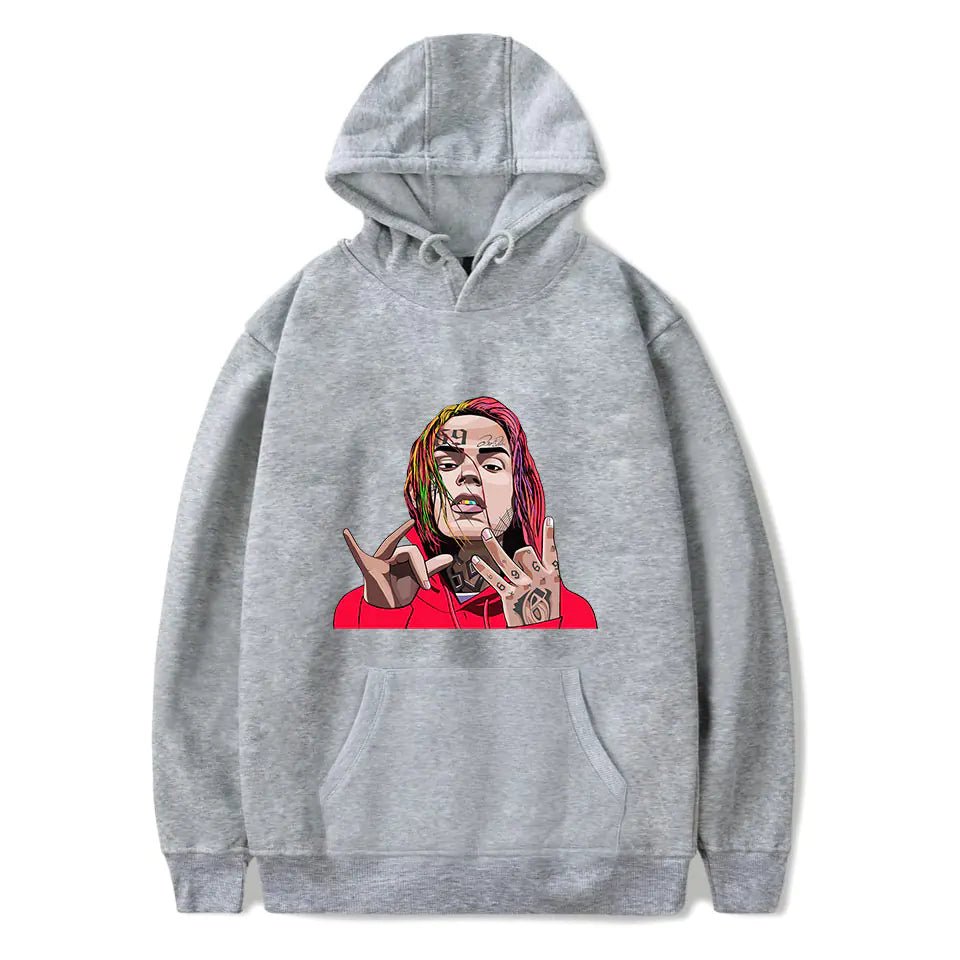 6ix9ine Hoodie - Hip Hop Fashion Sweatshirt - Dakdouksson
