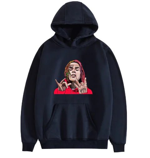 6ix9ine Hoodie - Hip Hop Fashion Sweatshirt - Dakdouksson