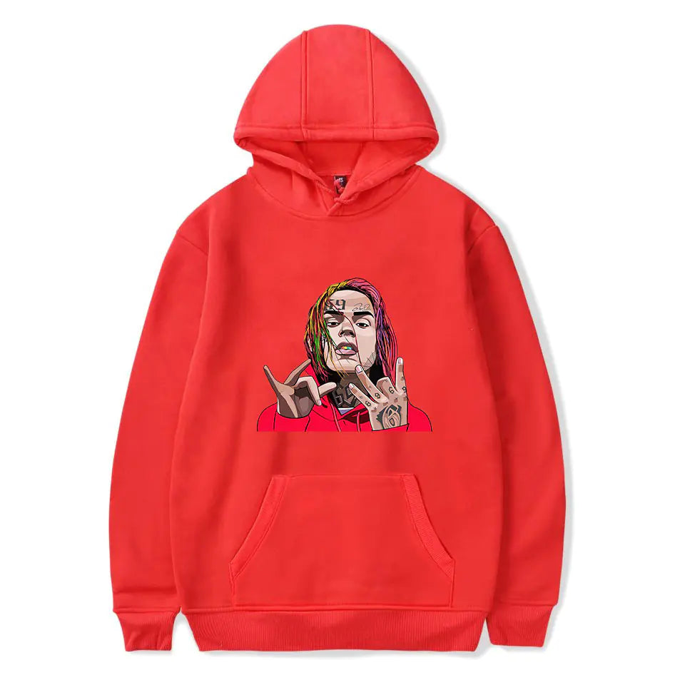 6ix9ine Hoodie - Hip Hop Fashion Sweatshirt
