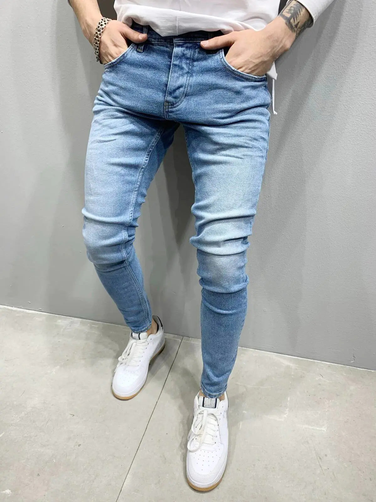 Men's Stretch Skinny Fit Denim Jeans