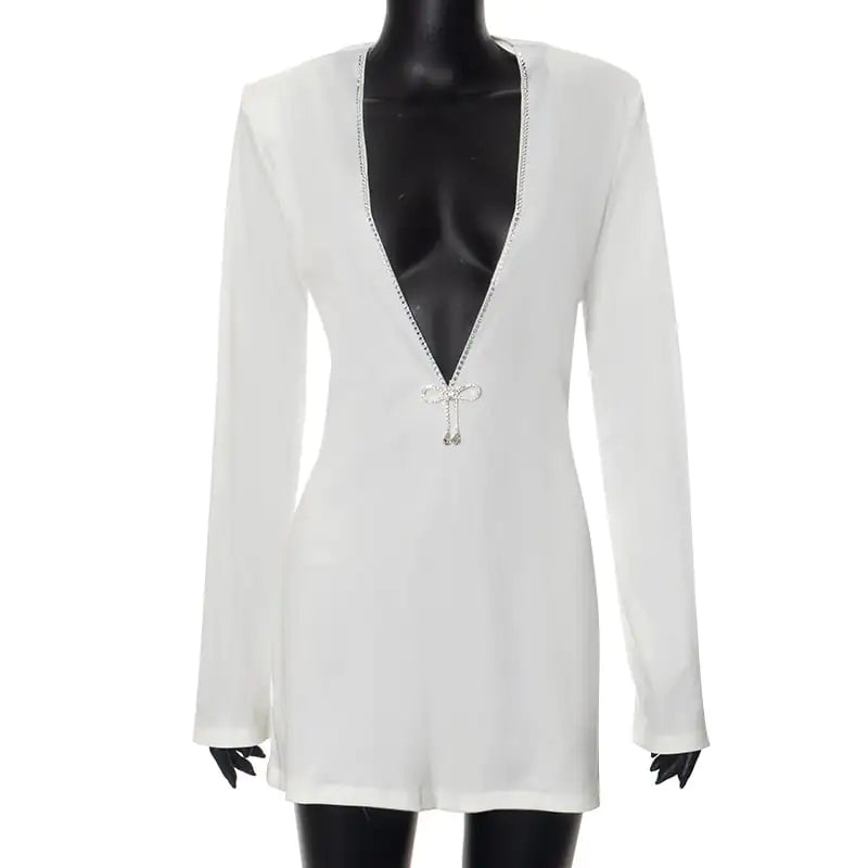 Women's Long-Sleeved Hot Girl Dress for Autumn/Winter