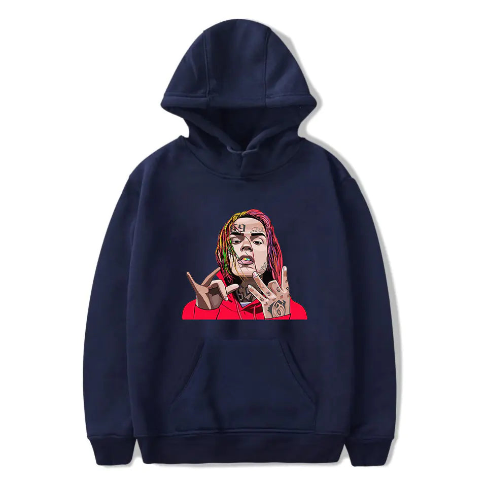 6ix9ine Hoodie - Hip Hop Fashion Sweatshirt
