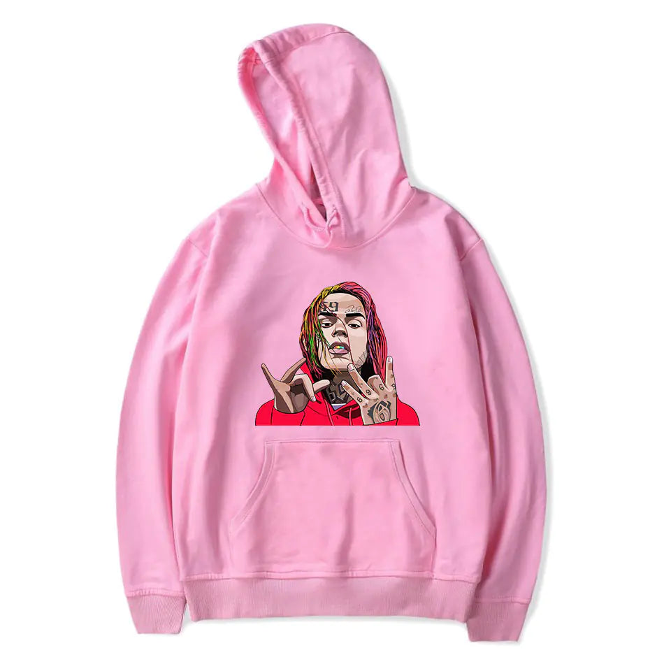 6ix9ine Hoodie - Hip Hop Fashion Sweatshirt