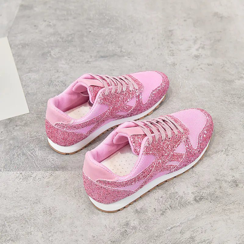 Autumn Sequined Platform Sneakers for Women (Plus Size) - Dakdouksson