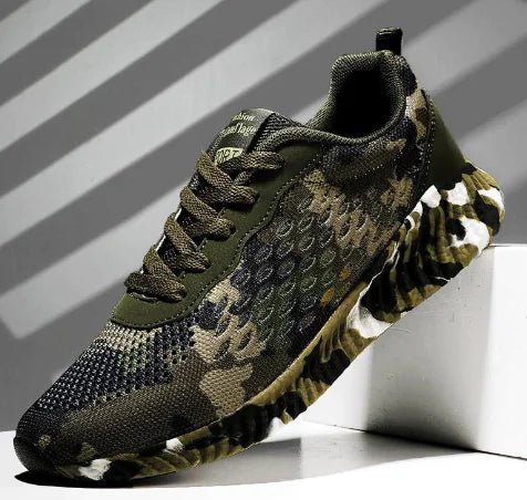 Camouflage Cushion Sneakers for Men and Women - Dakdouksson