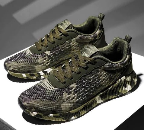 Camouflage Cushion Sneakers for Men and Women - Dakdouksson