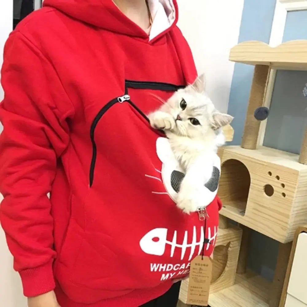 Cat Lovers Kangaroo Hoodie for Pets and Dogs - Dakdouksson