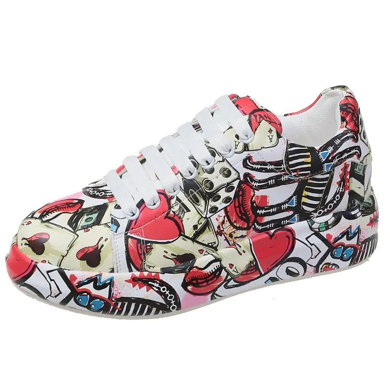 Colorful Dad Shoes for Women - Trendy Casual Footwear - Dakdouksson
