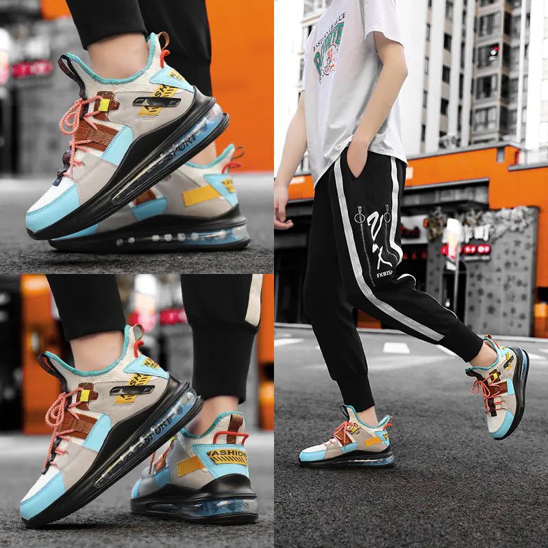 Colorful Dad Sneakers for Men - Breathable Casual Style - Dakdouksson