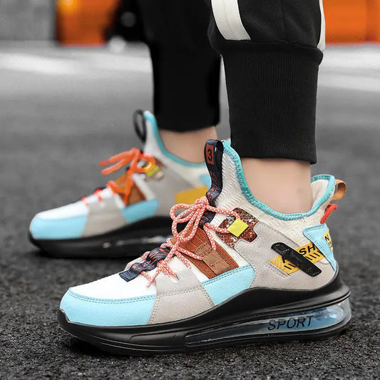 Colorful Dad Sneakers for Men - Breathable Casual Style - Dakdouksson