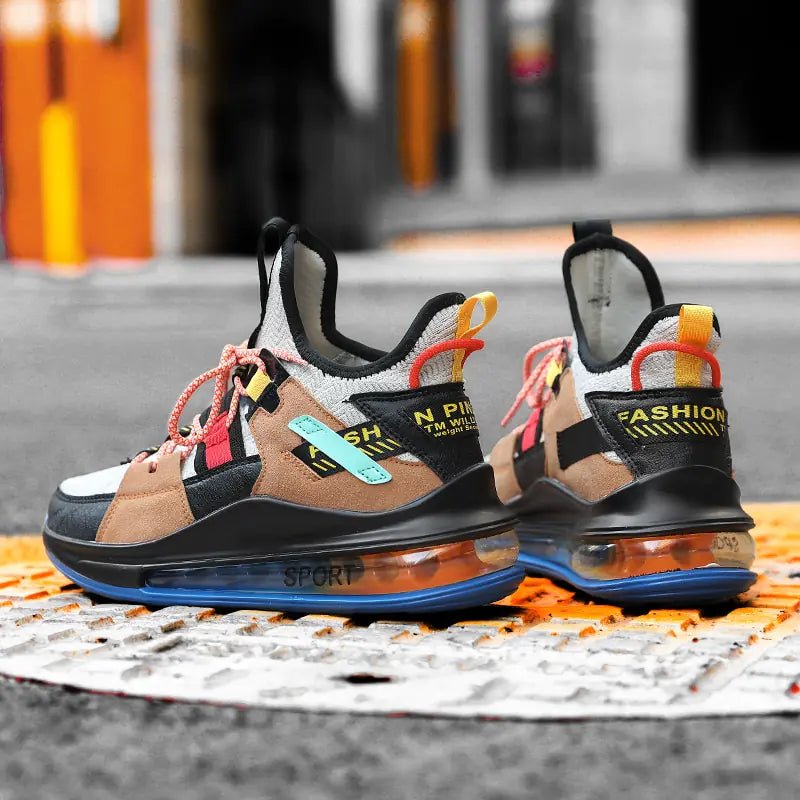 Colorful Dad Sneakers for Men - Breathable Casual Style - Dakdouksson