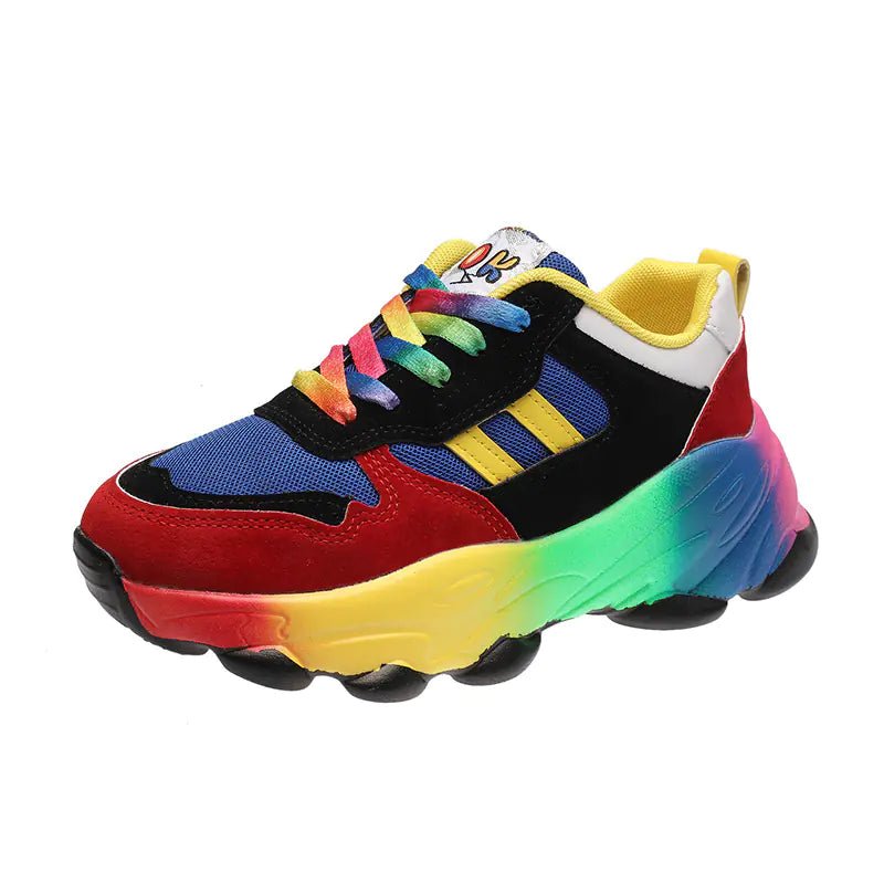 Colorful Dad Sneakers for Women - Trendy Casual Shoes - Dakdouksson