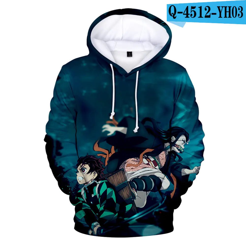 Demon Slayer Tanjiro Kamado 3D Hoodie for All - Dakdouksson