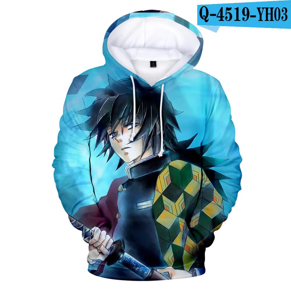 Demon Slayer Tanjiro Kamado 3D Hoodie for All - Dakdouksson