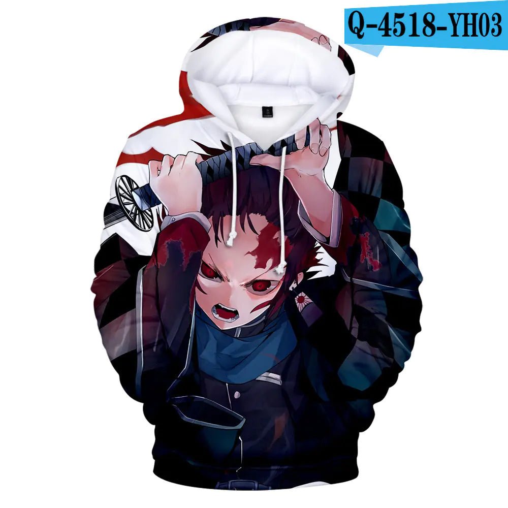 Demon Slayer Tanjiro Kamado 3D Hoodie for All - Dakdouksson