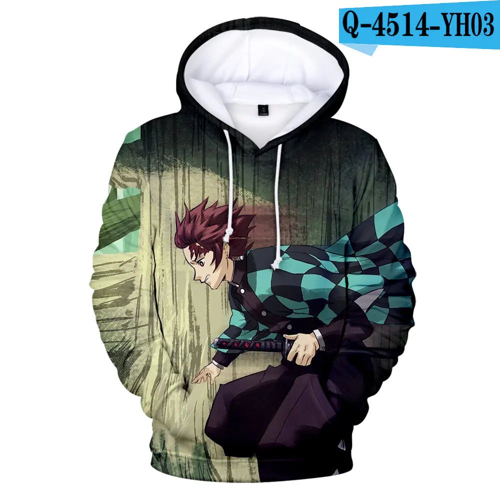 Demon Slayer Tanjiro Kamado 3D Hoodie for All - Dakdouksson