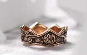 Dragon Family Ring Power Ornament Accessories - Dakdouksson