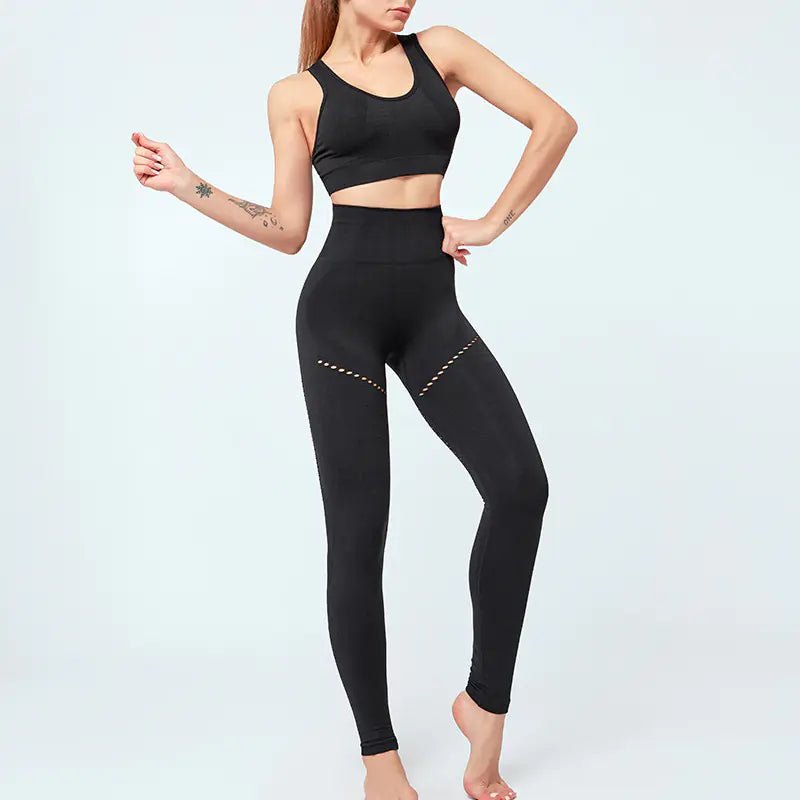 High Waist Quick - Drying Stretch Fitness Pants - Dakdouksson
