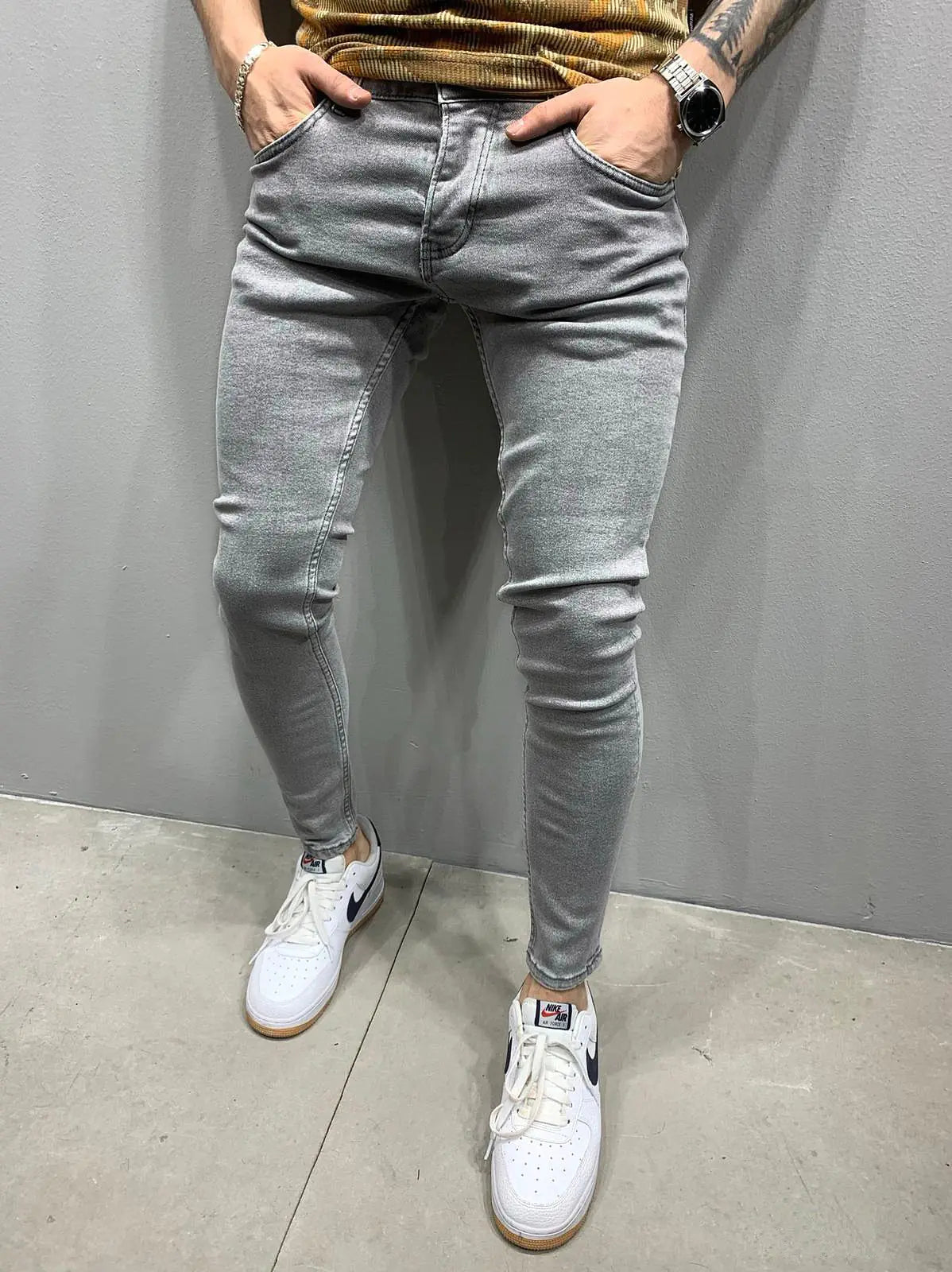 Men's Stretch Skinny Fit Denim Jeans