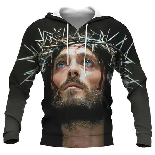 Jesus Amen 3D Hoodie for Men and Women Harajuku Fashion - Dakdouksson