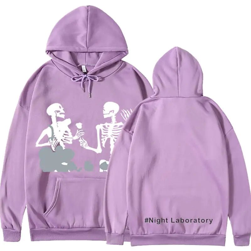 Korean Style Versatile Personality Hoodie for Night Lab - Dakdouksson