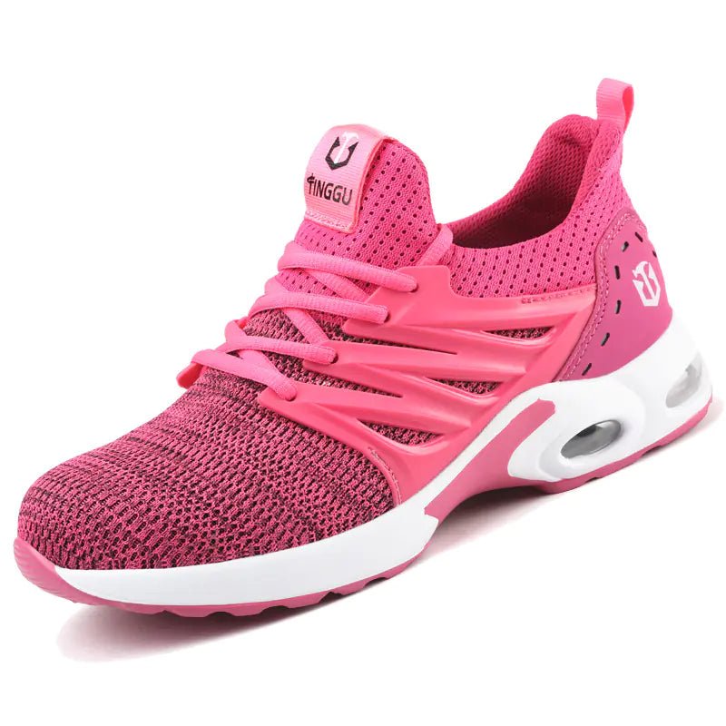 Men's Breathable Flyknit Sports Safety Shoes - Dakdouksson