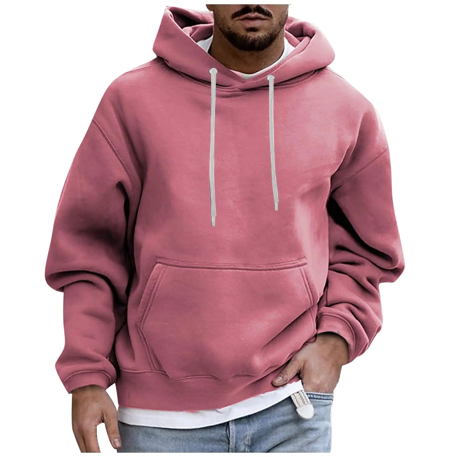 Mens Hoodies Oversized Designs MenS Fashion Hoodies & Sweatshirts Funny Lightweight One Piece Hoodie Casual Graphic Mens Sweatshirts Hoodies Loose Big And Tall Custom Hoodie For Men 2 - Pink Xxl - Dakdouksson