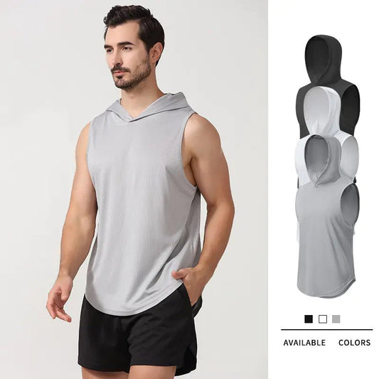 Men's Quick Drying Tank Top for Summer Fitness Training - Dakdouksson