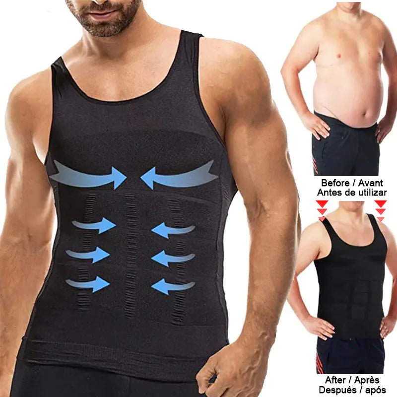 Men's Summer Fitness Racerback Tank Top Bodysuit - Dakdouksson