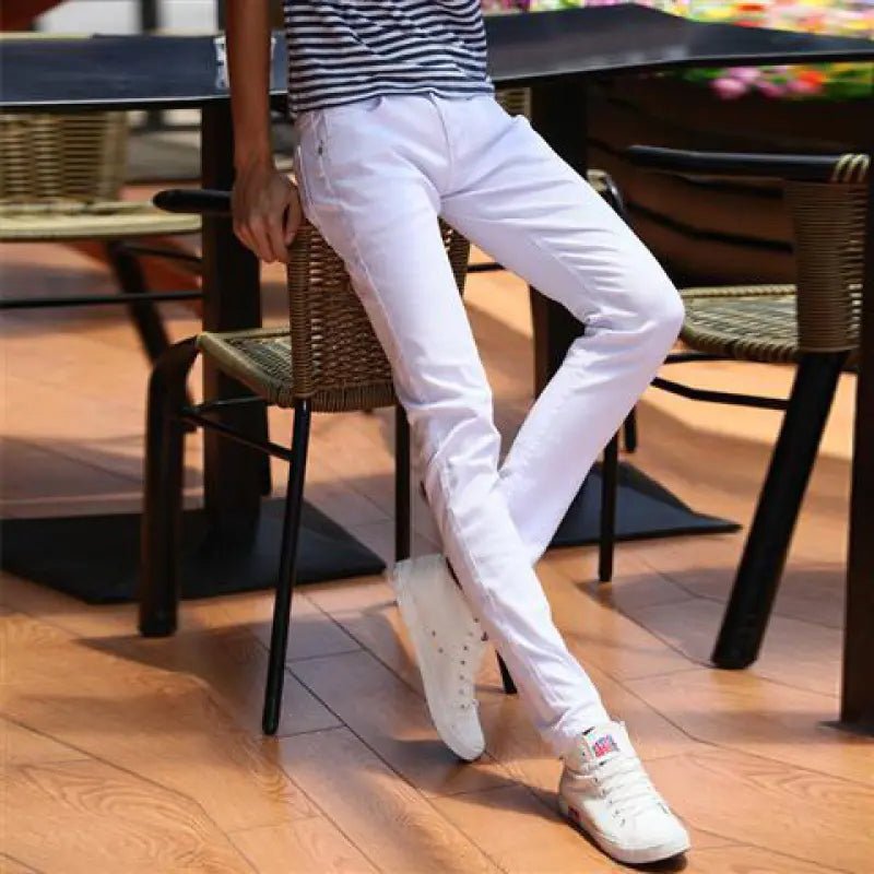 Men's Trendy Slim Fit Stretch Korean Style Jeans - Dakdouksson