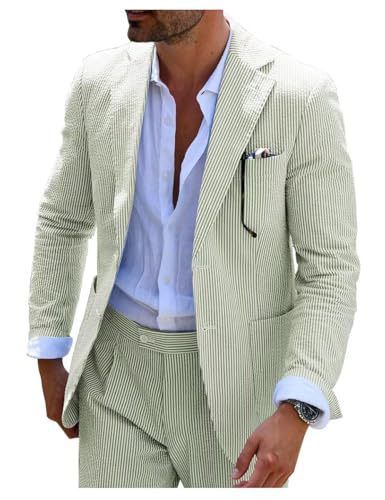 Men's Two - piece Suit Seersucker Summer - Dakdouksson