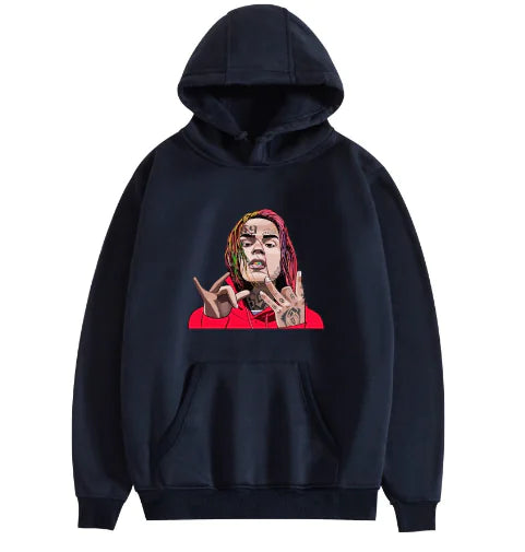 6ix9ine Hoodie - Hip Hop Fashion Sweatshirt