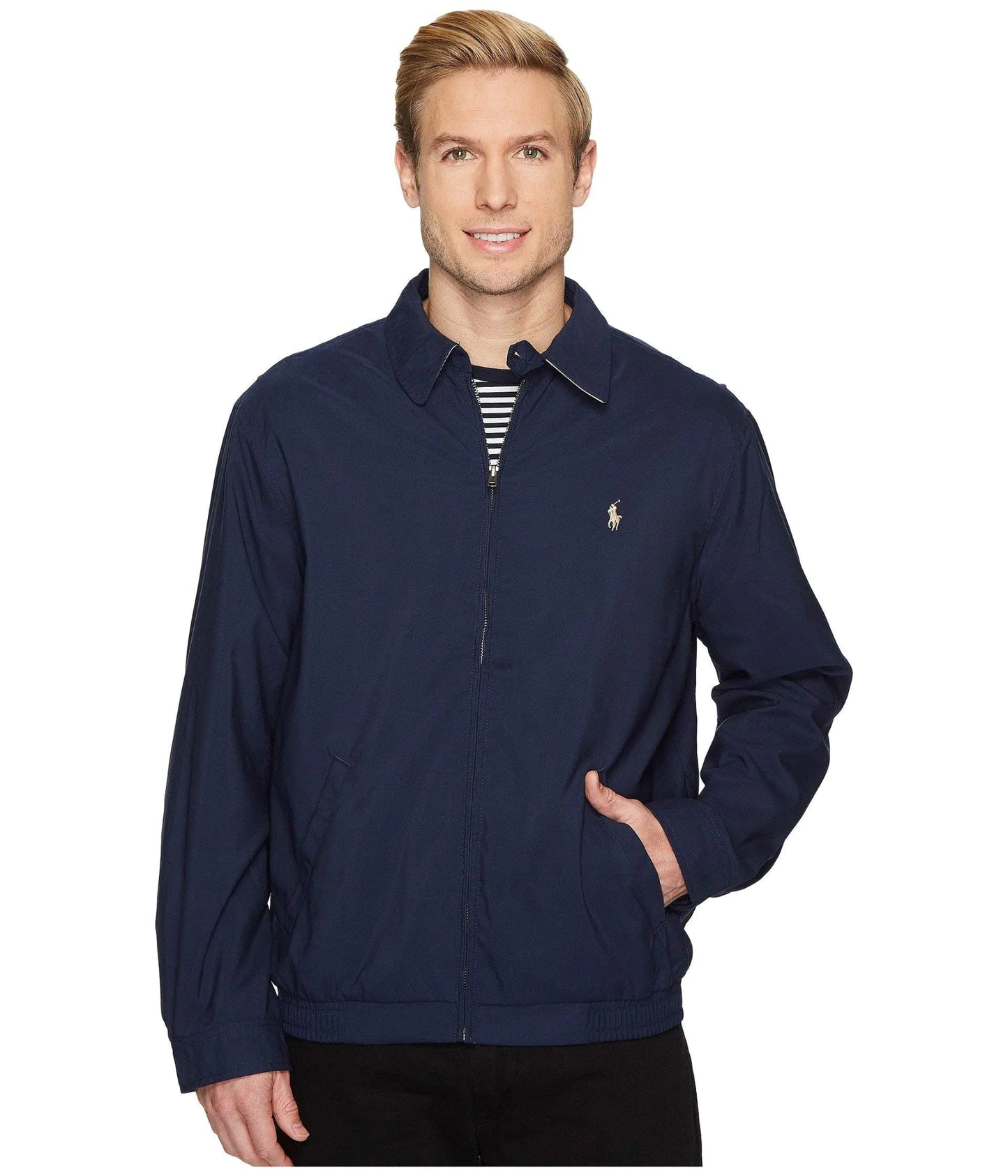 POLO RALPH LAUREN Mens Bi - Swing Windbreaker Jacket French Navy Blue XXL - Dakdouksson