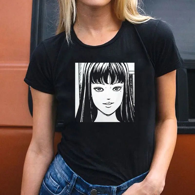 Round Neck T-Shirt for Couples - Fashionable Short Sleeve - Dakdouksson