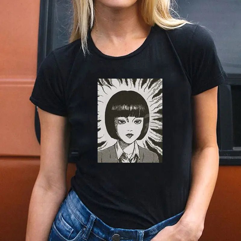 Round Neck T-Shirt for Couples - Fashionable Short Sleeve - Dakdouksson