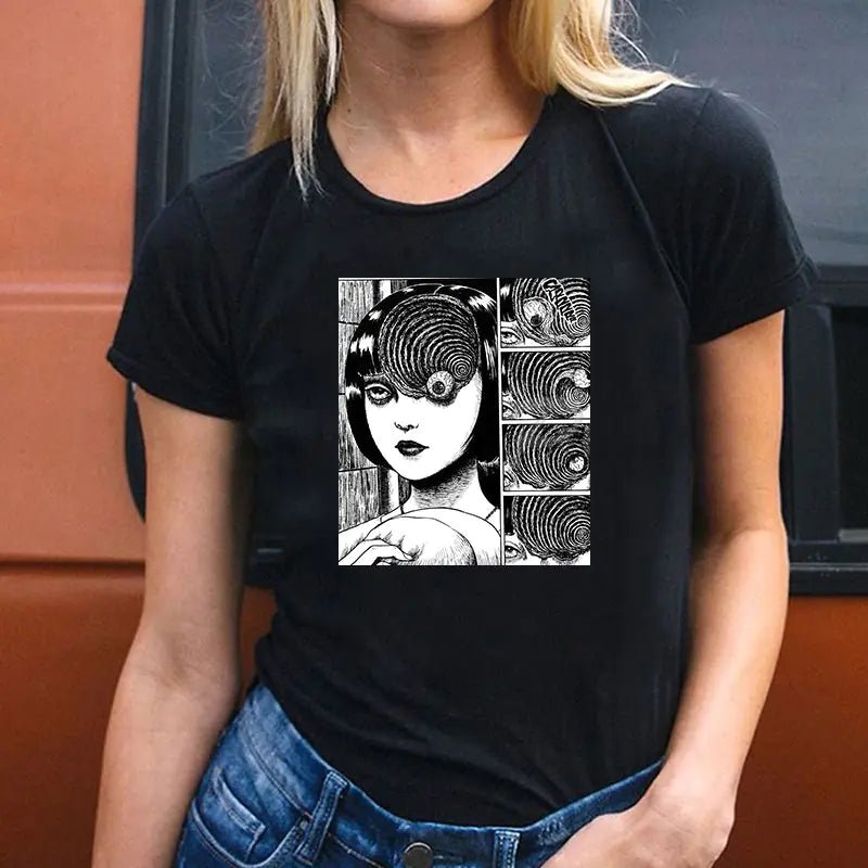 Round Neck T-Shirt for Couples - Fashionable Short Sleeve - Dakdouksson