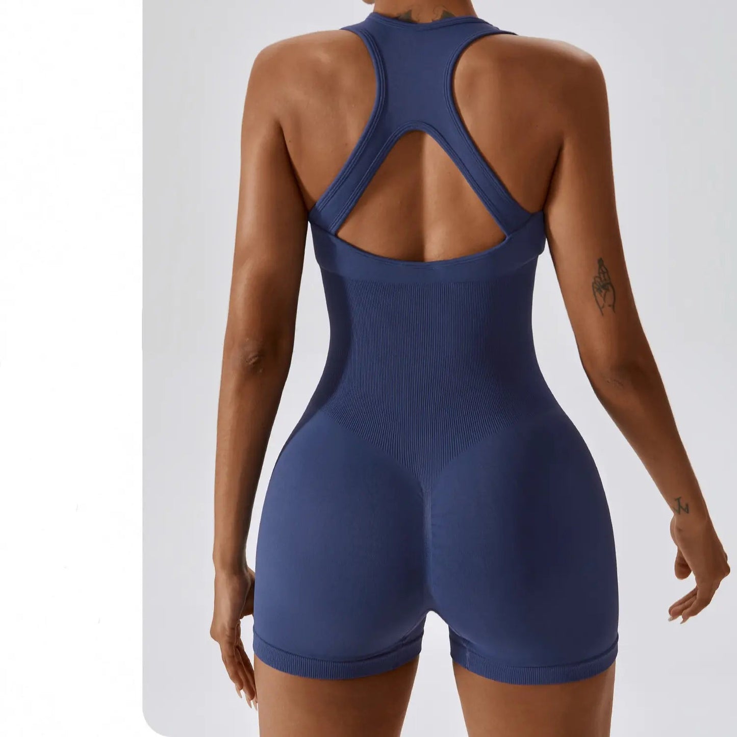 Seamless Women's High - Elastic Yoga Bodysuit - Dakdouksson
