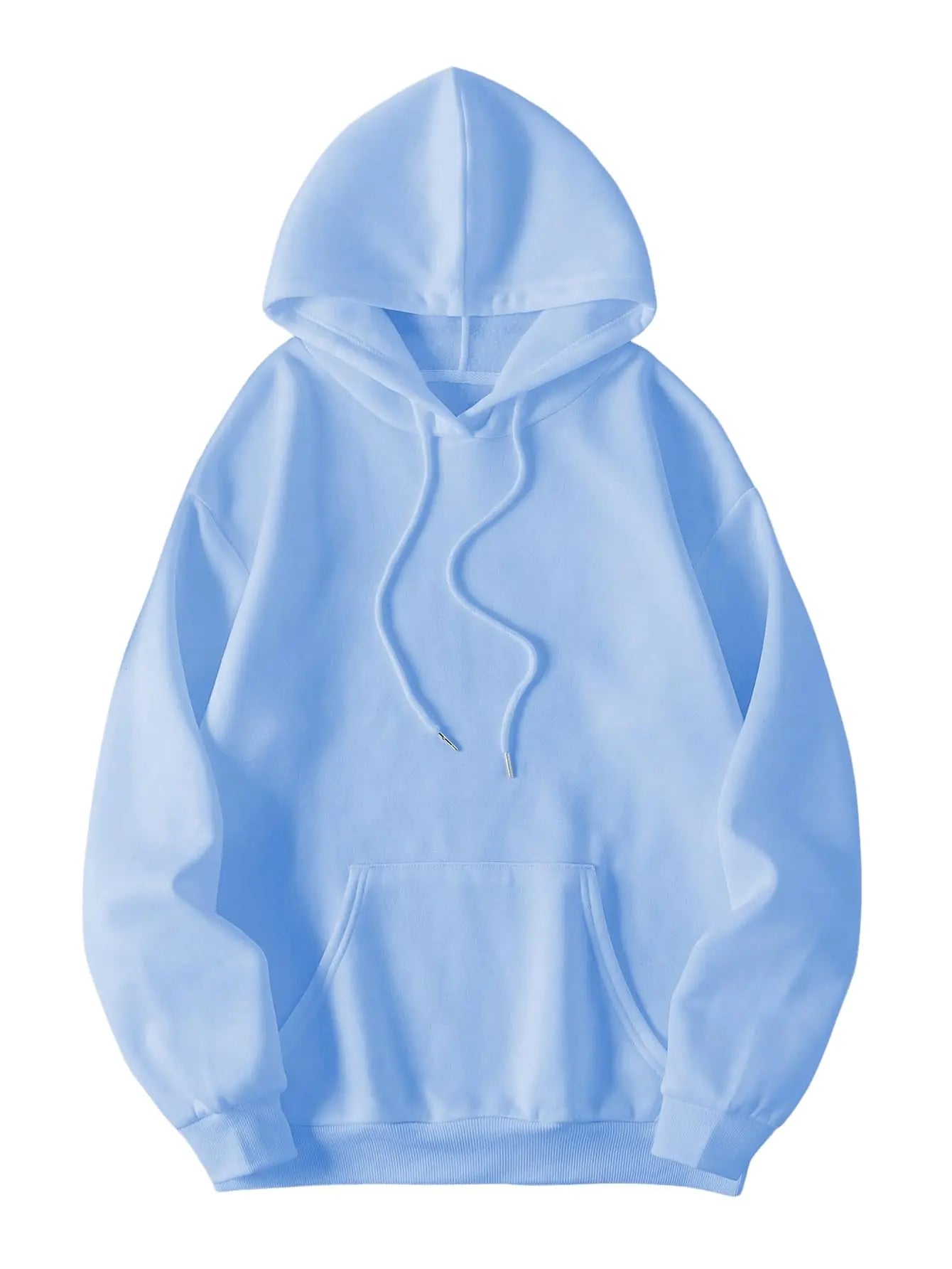 SHENHE Womens Letter Print Long Sleeve Drawstring Hoodie Sweatshirt Pullover Tops Blue Small - Dakdouksson