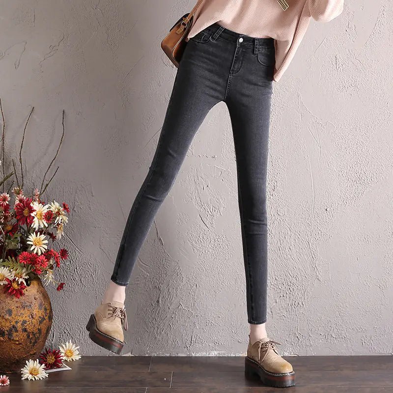 Skinny Stretch Denim Pants - Dakdouksson