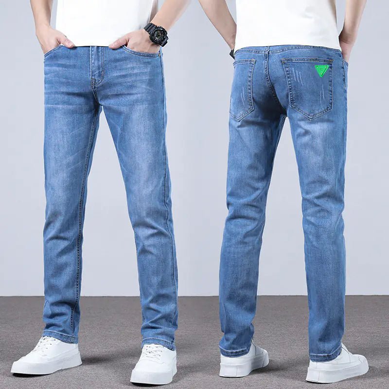 Slim Straight Stretch Jeans for Men - Dakdouksson