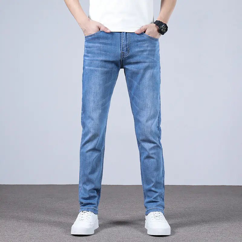 Slim Straight Stretch Jeans for Men - Dakdouksson
