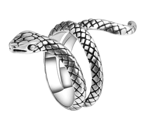 Stylish Snake Ring - Trendy Jewelry Piece - Dakdouksson